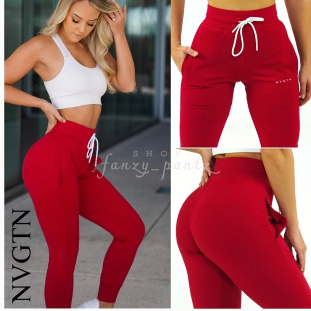 Nvgtn ruby red joggers